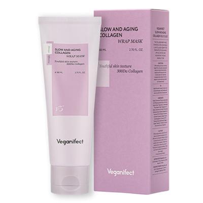 Vegan Effect Slow & Aging Low Molecular Collagen Water Glowing Wrap Mask 80ml, 1 Piece, 1 Piece