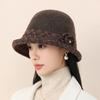 Elegant Bucket Hat In The Elderly Autumn New Travel Hat Sun Hat Thermal Basin Hat