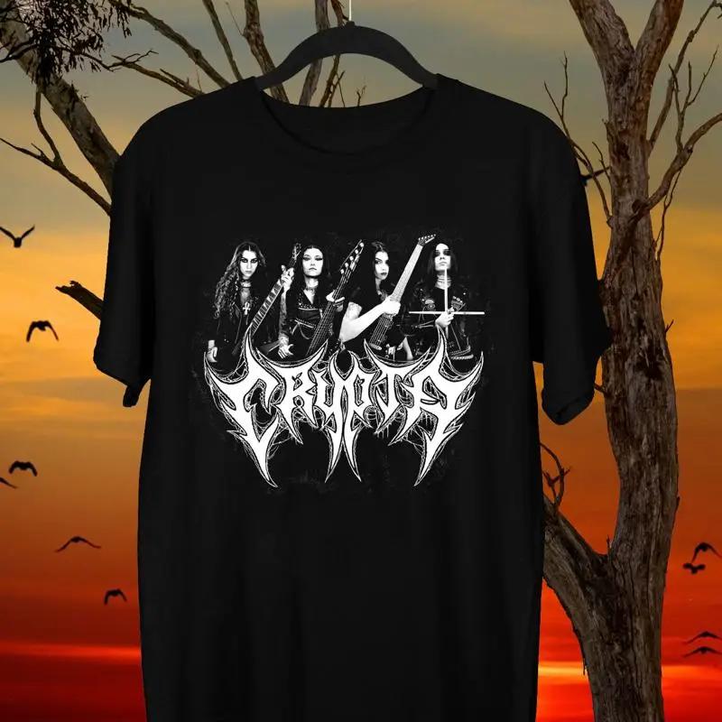 New Crypta Band Music Member Black All Size Gift T Shirt Vc2036