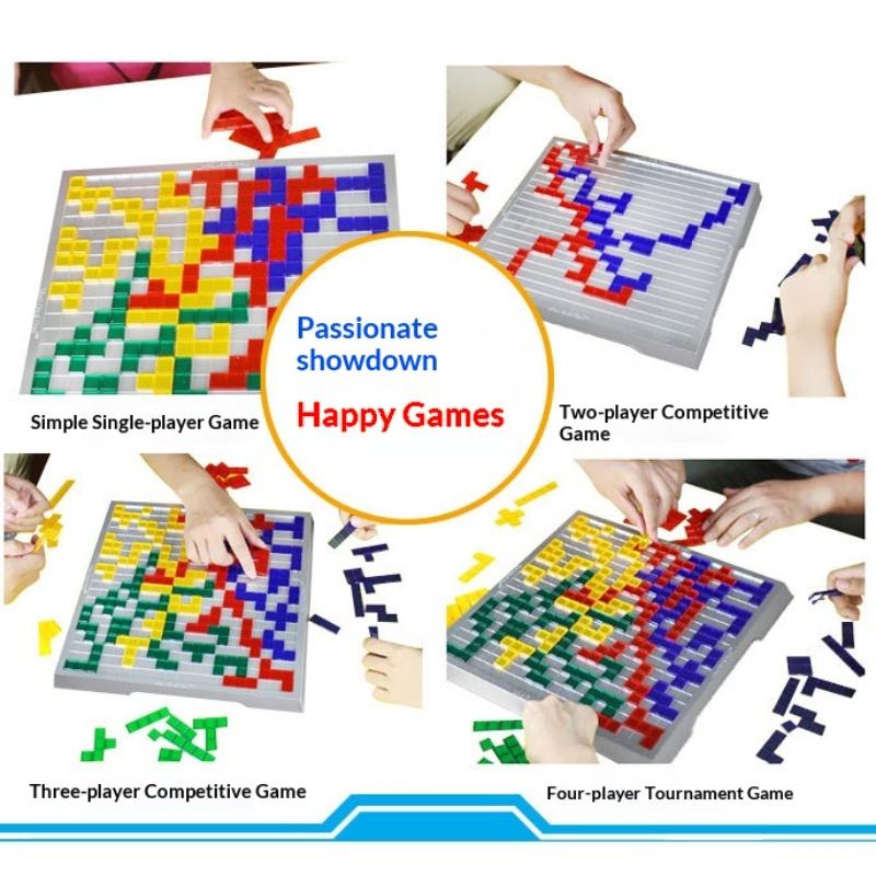 Intellectual Squares Puzzle Blokus Board Game English Version Party Games For Children Toy Kids Family Game 2/4 Player Set