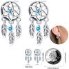 Boucles d'oreilles Attrape-rêves Filet Œil du Diable Souhaits Magnifiques en Argent Sterling 925 Neutre Adaptées aux Fêtes de Fiançailles Bijoux Exquis