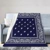 Bohemian Pattern Digital-printed Polyester Bedroom Velvet Flannel Cover Blanket Fleece Soft Sofa Cover Blankets for Beds