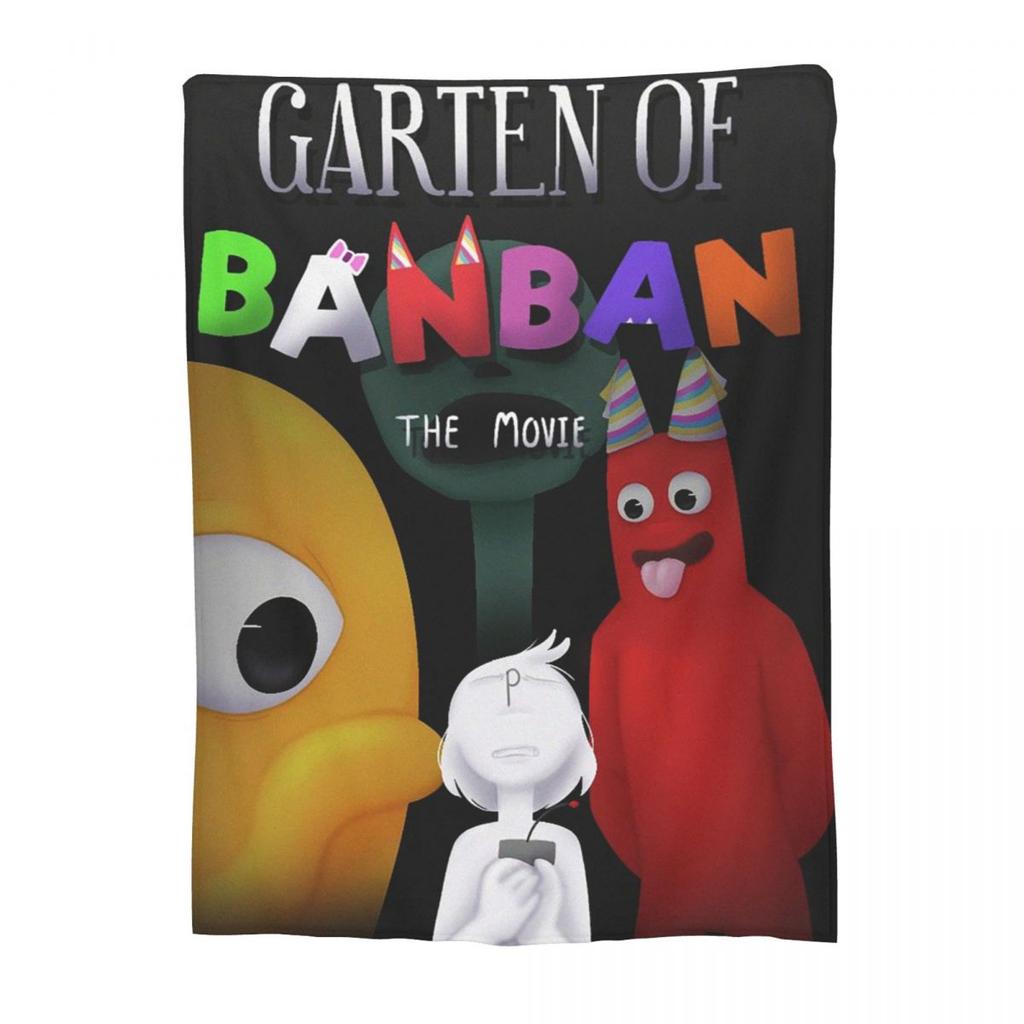 Cartoon Garten Of Banban Blanket Fleece Sofa Throw Blanket Portable Throw Blankets for Bedding Travel Throws Bedspread Quilt