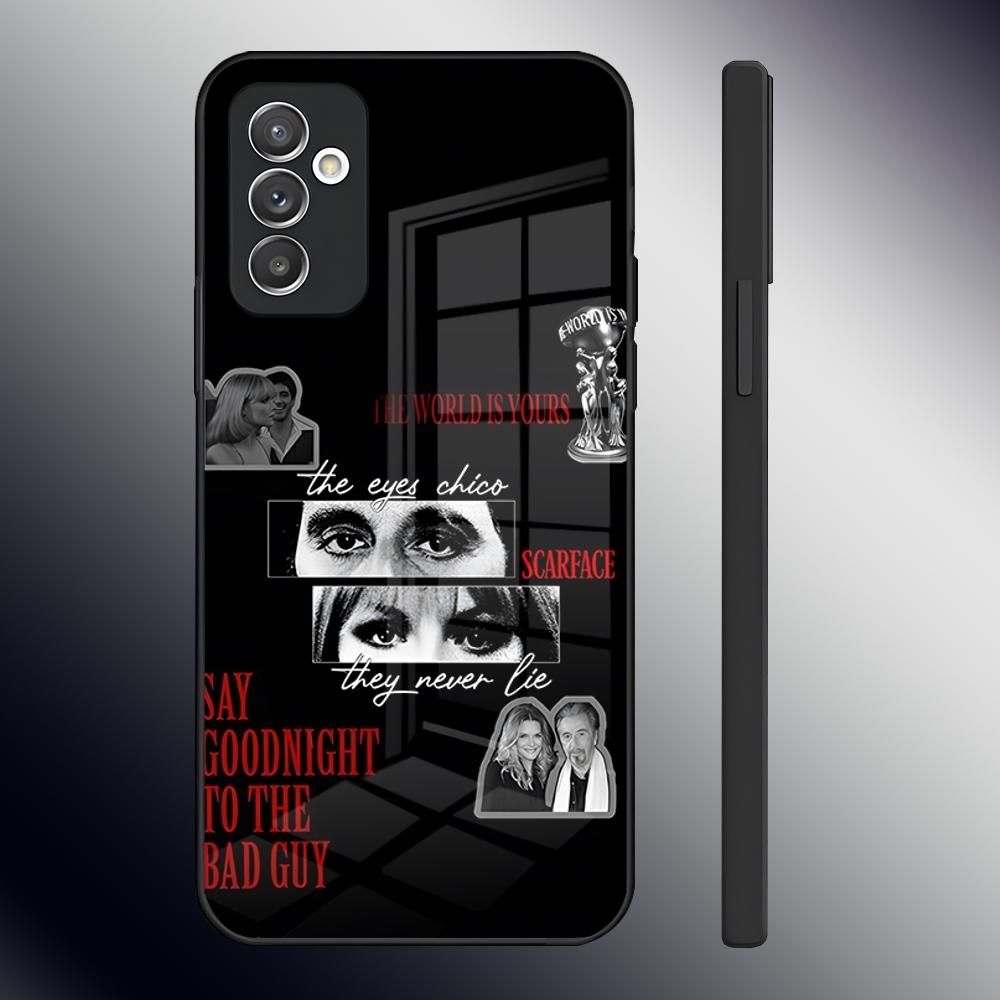 Classic S-Scarface Film Tony Phone Case For Samsung S26 S24 Ultra S22 S23 S25 S20 Fe S21 Plus A16 A54 A34 A53 Glass Cover