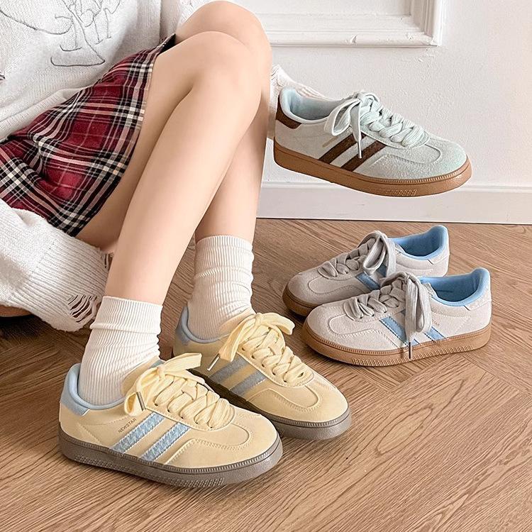 Dexun shoes Forrest Gump shoes women's 2025 spring and autumn new casual sports shoes versatile board shoes thick sole heightening white shoes