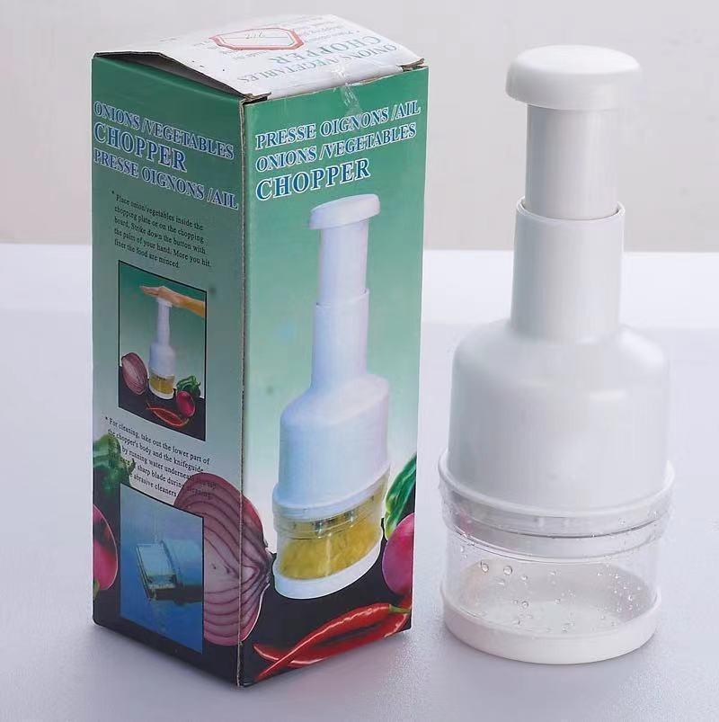 1pc Pressed Garlic Chopper Electroplate Garlic Onion Cutter Chop Tomato Crusher Fruit Vegetable Tools Home Kitchen Gadgets