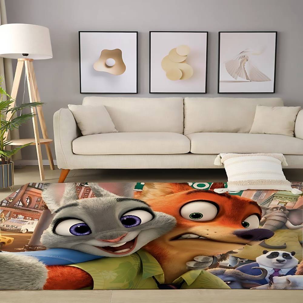 Cartoon C-Zootopia-A Floor Mat Living Room Rug For Bedroom Welcome Mat Outdoor Rug