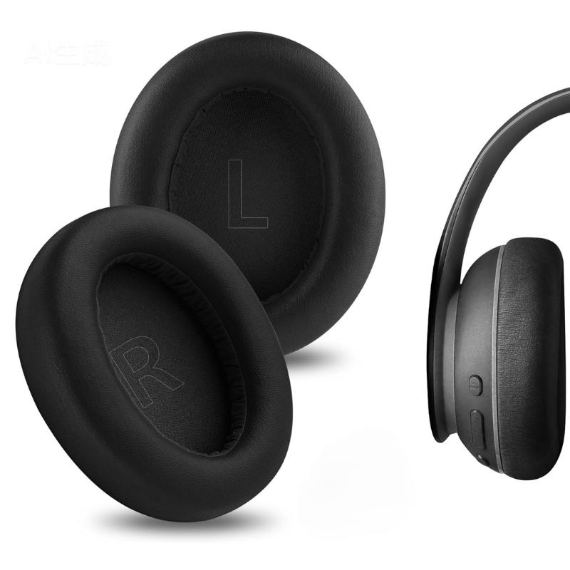 1Pair Replacement Earpads Cushion for Anker Soundcore Life Q10 Q30 Q35 Headset Headphones Leather Earmuff Ear Cover Earcups