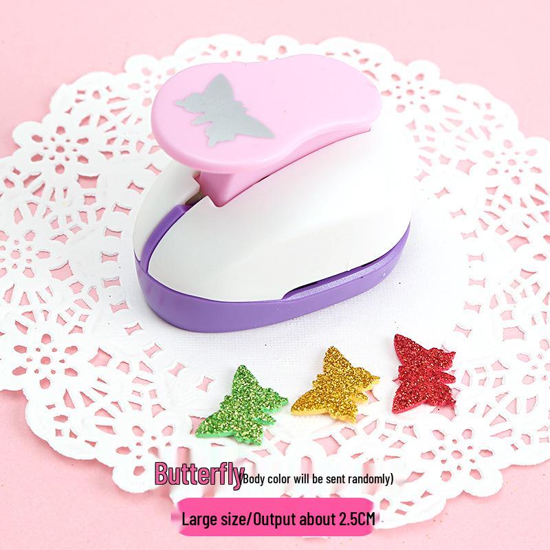 

Детский DIY Дырокол-эмбоссер для цветов для художественных проектов в детском саду Standard