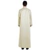 Middle East Casual Men's Stand-Up Collar Robe - Loose Fit, Hot-Selling Back Design