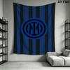 Inter Milan Logo Wallpaper Threepiece Set 1 Duvet Cover 2 Pillowcase Without Core Soft And Comfortable Bedding Set Christmas Birthday Gift