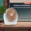 Desk Fan with 2-Speed Settings Strong Airflow Low Noise Compact Design Portable Table Air Circulator Cooling Fan