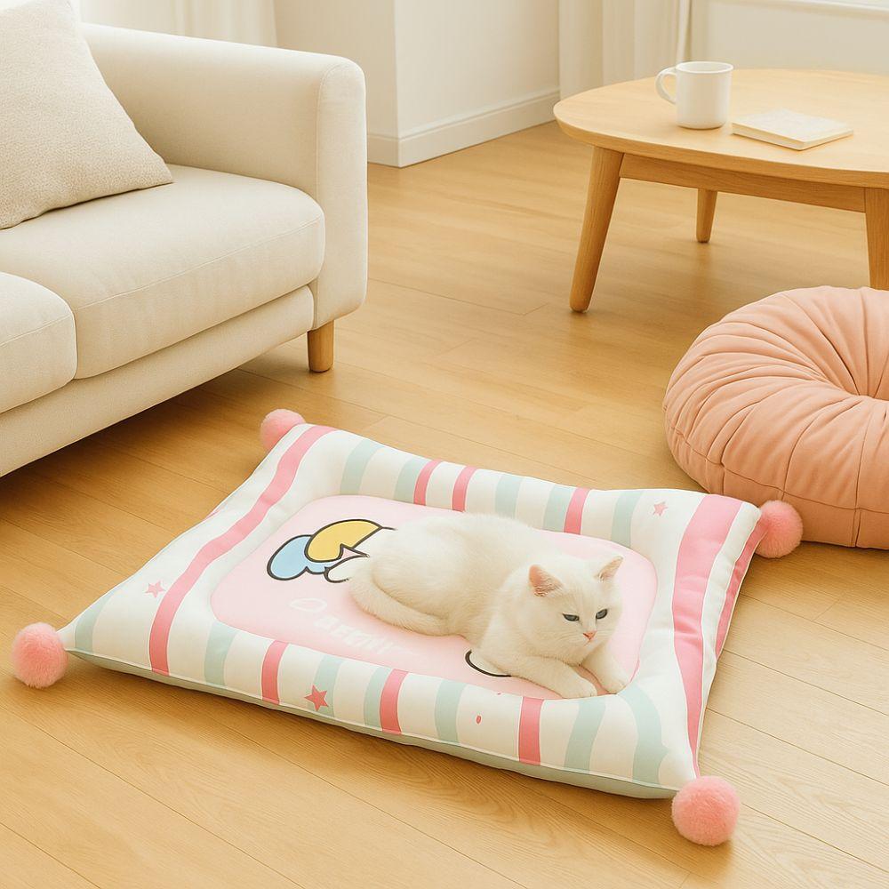 Breathable Pet Double-Sided Sleeping Mat Dopamine Cat House Mat Dog Sleep Nest  for Cats and Dogs
