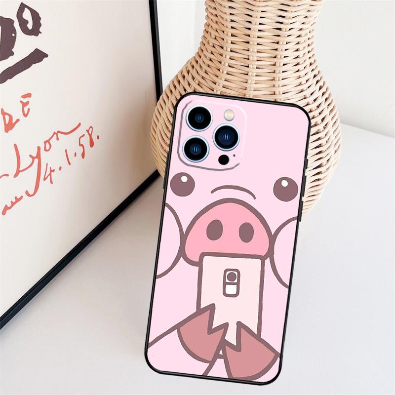 Urocze Urocze Świnie Prosiaczki Etui na Telefon Dla iPhone 16 Pro Max 15 14 13 11 12 17 Pro Max mini 15 16 Plus 16e 17 Air Cover
