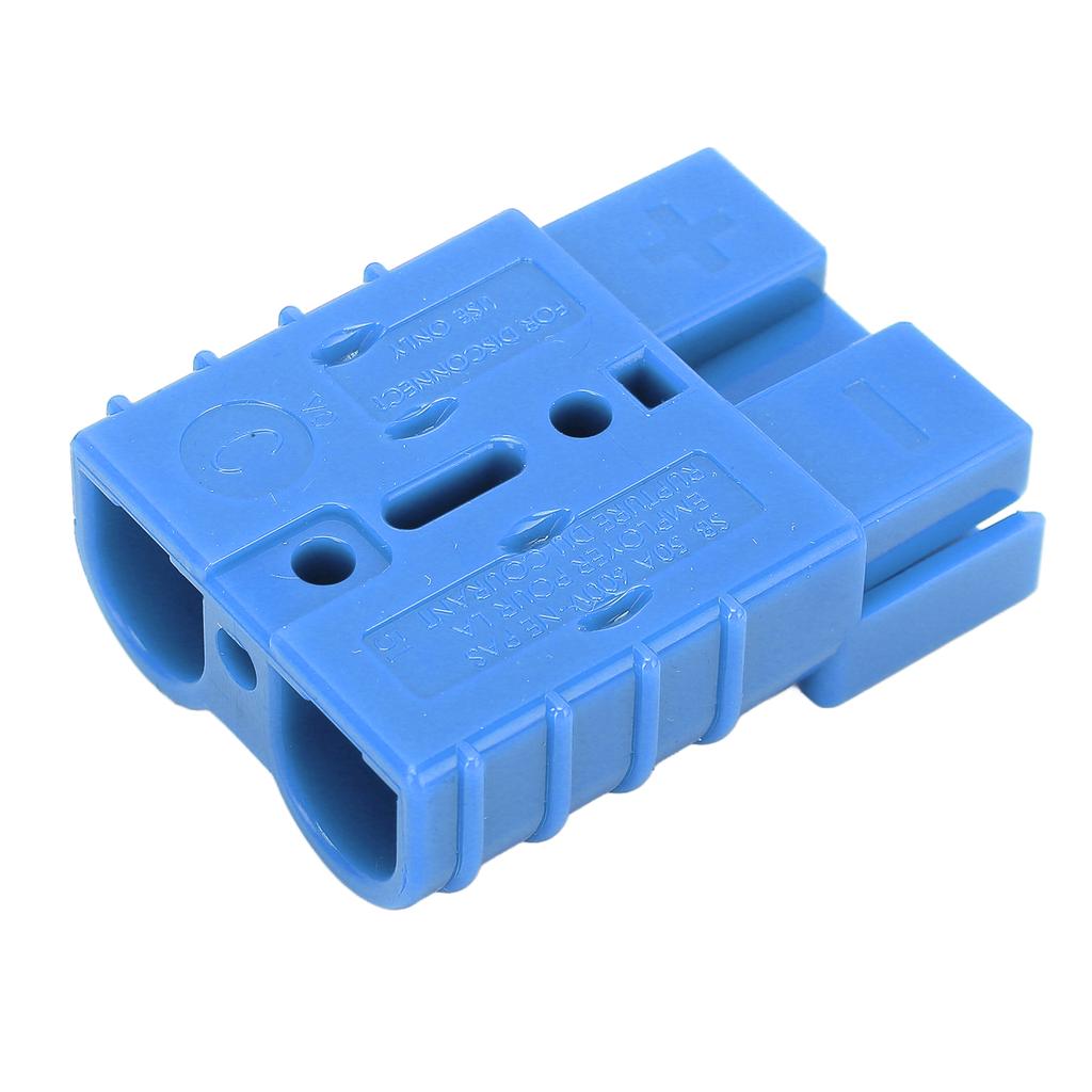 Power Connector 50A 600V SB50A Crimp Connector Accessory with 2pcs Terminal for Battery Blue