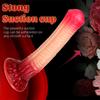 Liquid Silicone Horse Cock Imitation Phallus Thick Animal Dildo Female Backyard Anal Plug Adult Products