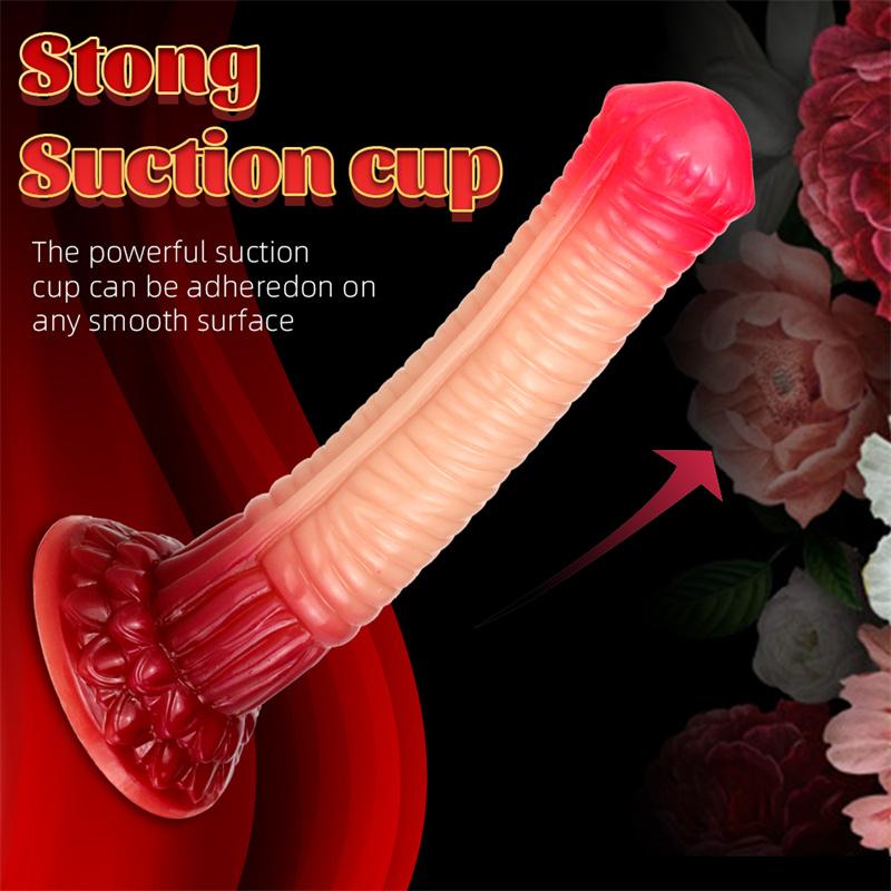 Liquid Silicone Horse Cock Imitation Phallus Thick Animal Dildo Female Backyard Anal Plug Adult Products