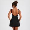 Spring Summer Women's Fashion Temperament Dark Imperial Style Slim Fit Sleeveless Casual Dresses