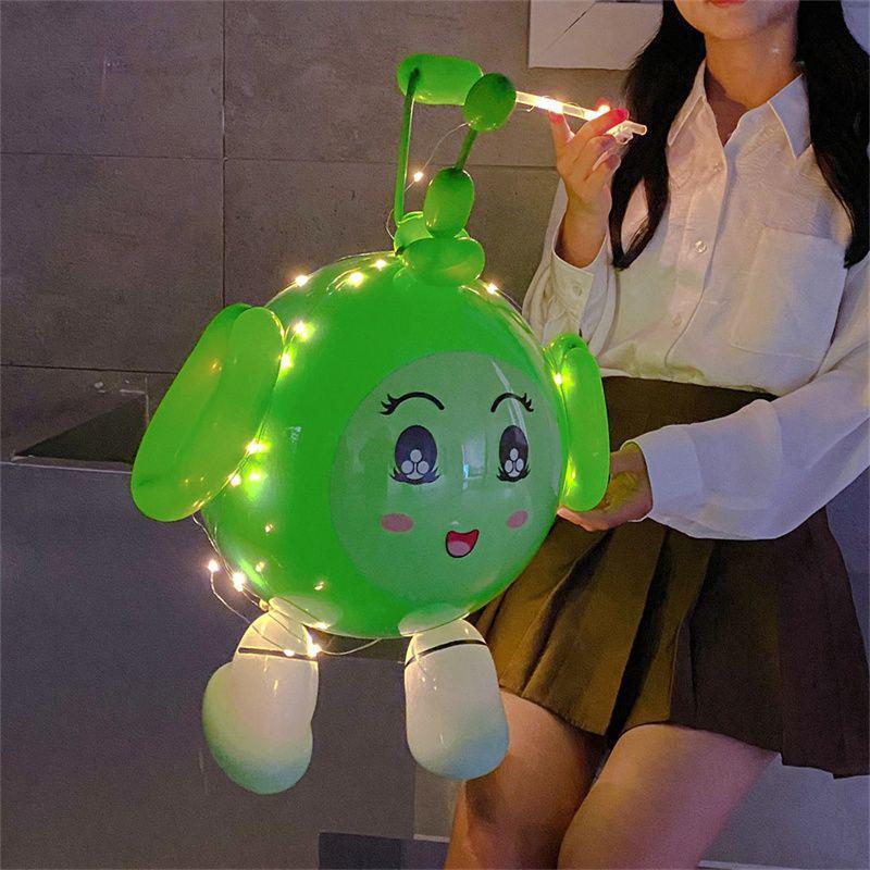 Cartoon Egg Waffle Lanterns: Luminous Bobo Balloons for Night Markets & Parties