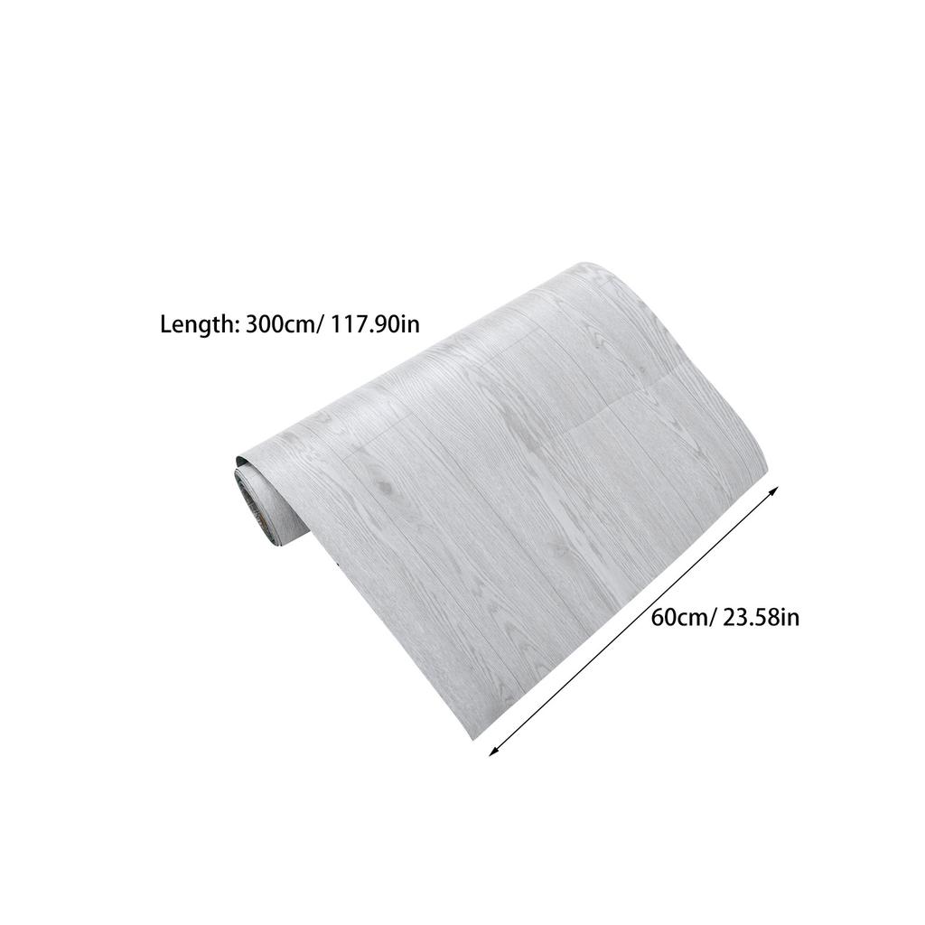 Peel and Stick PVC Flooring 1 Roll Waterproof Floor Stickers for Bathroom Kitchen Easy Installation Self Adhesive Floor Tile
