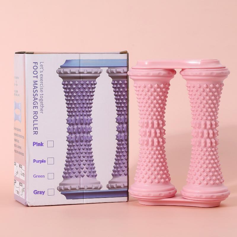 Foot Double Row Roller Massager Plantar Fasciitis Prevention Foot Relaxation Reflexology Massage Tool For Improving Flat Feet