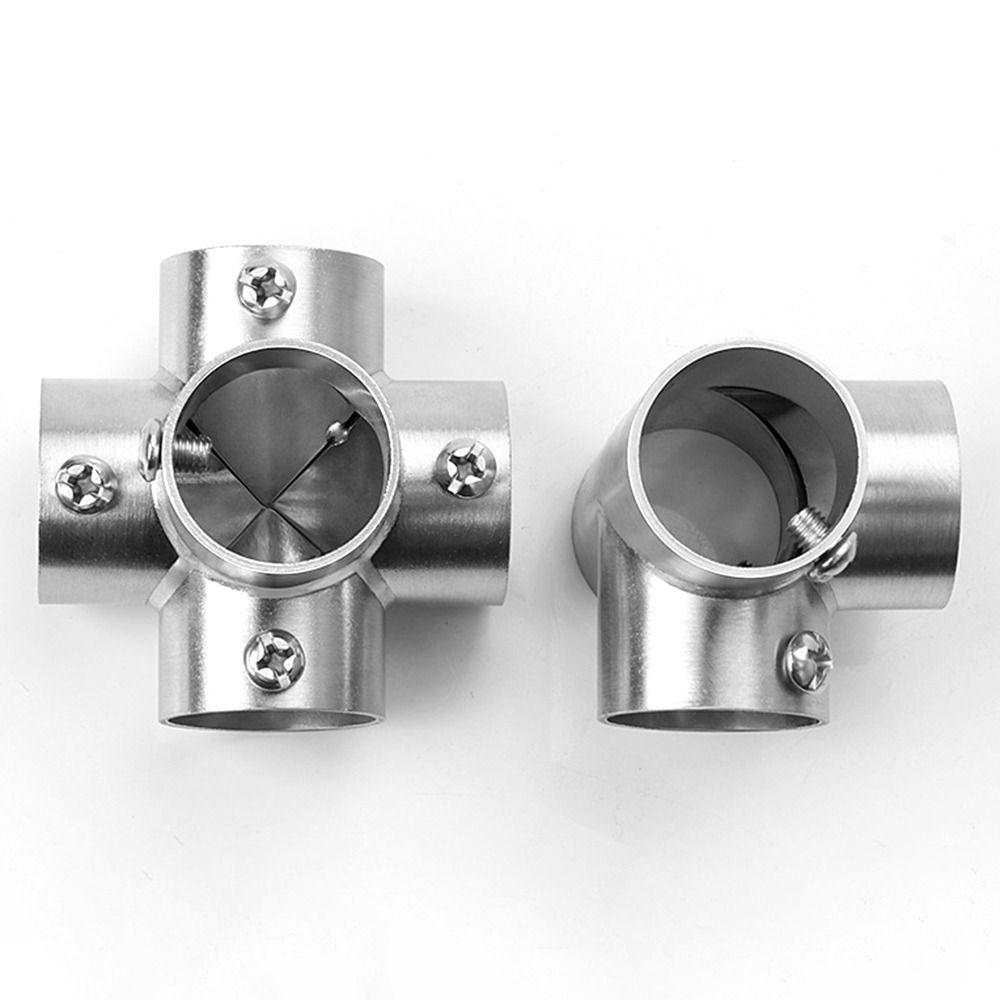 1Pcs 2/3/4/5/6 Way Pipe Connector Tee Straight Elbow Tube Joint Furniture Hardware