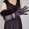 Elegant Bride's Long Gloves Satin Women's Long Mittens Fashion Full Finger Gloves  Evening Party