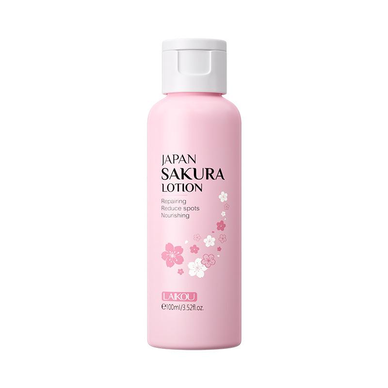 LAIKOU Sakura Balsam do Twarzy Nawilżająca Esencja Zwęża Pory Naprawczy Poprawia Elastyczność Skóry 100ML