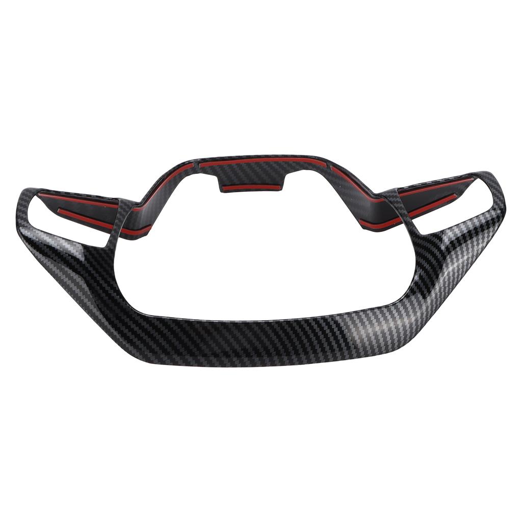 Steering Wheel Trim Frame Carbon Fiber Style Cover Replacement for Ford Focus 2019 2021