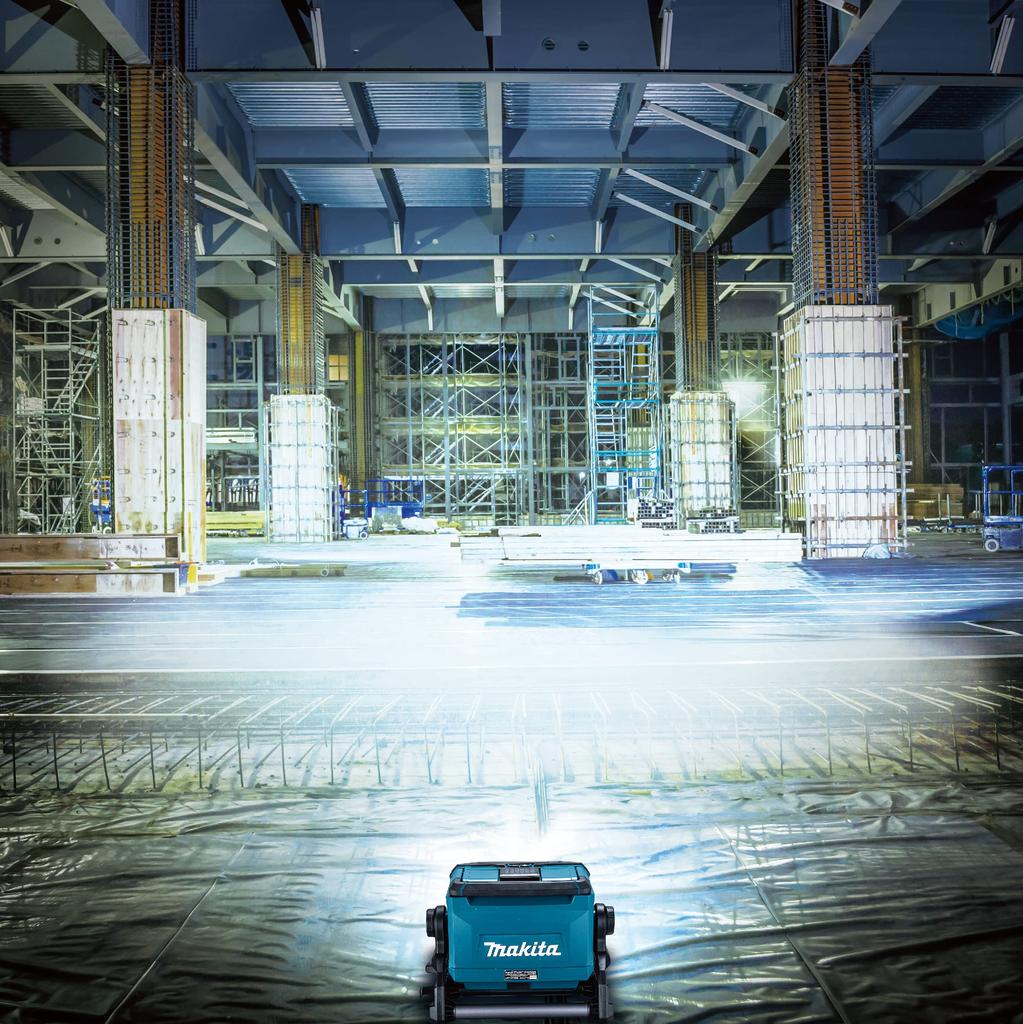 Makita Rechargeable Stand Light 40Vmax Sold Separately ML008G Blue Battery/Charger