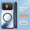 Luxury AG Frosted Car Holder Magnetic Case for Honor 600 Pro 600 Lite Matte Plain PC Skin Feel Back Camera Protect Cover Funda