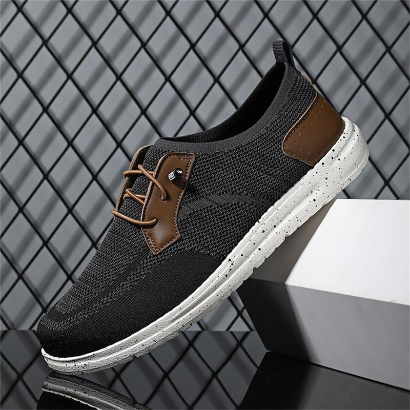 New Spring Men Flat Moccasins Handmade Soft Loafers Comfortable Men'S Driving Shoes Breathable Mesh Casual Shoes Men Sneakers