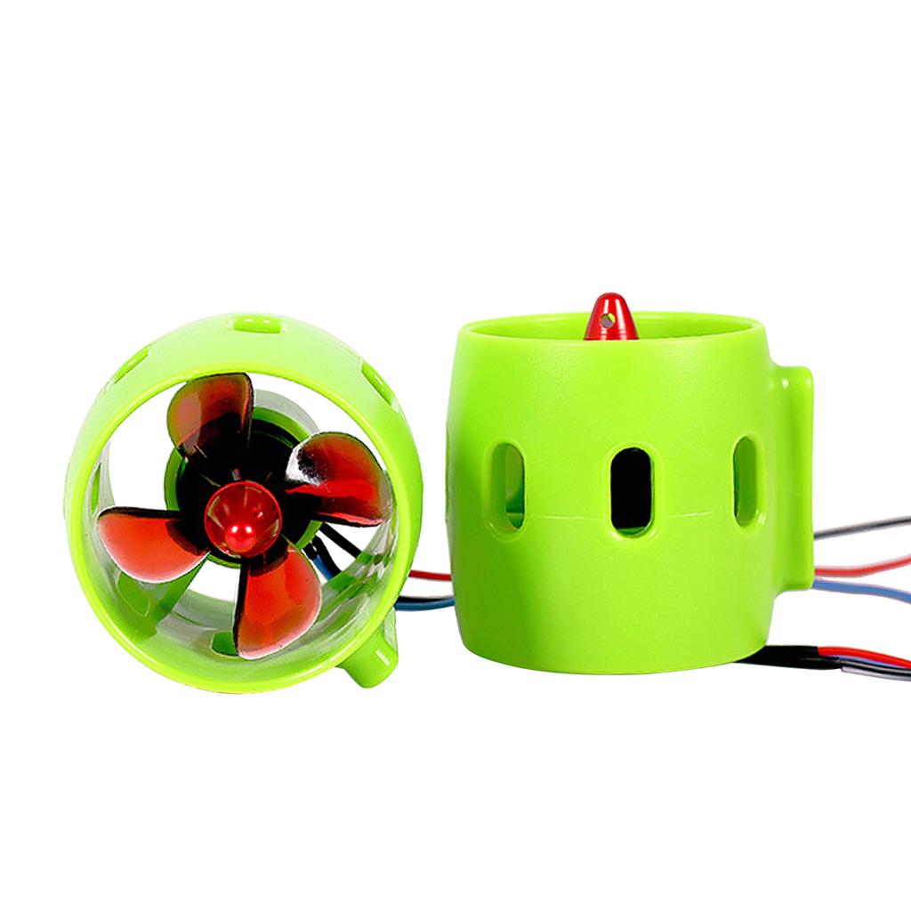 1000KV Underwater Brushless Motor Clockwise with with 4-Blade Propellers 12-24V Waterproof Electric