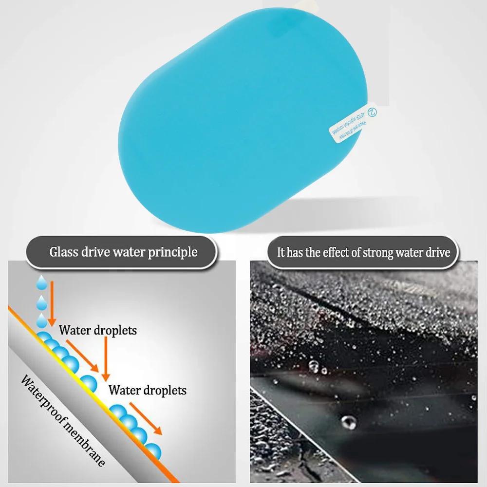 8Pcs Car Rearview Mirror Protective Film, HD Transparent Rainproof/glare/fog Waterproof Film Car Rearview Mirror and Side Window