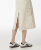 MUSINSA STANDARD WOMAN Women'S Cargo Elastic Midi Skirt [Cream]