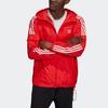 Adidas Striped Casual Sports Long Sleeve Jacket Men Tops Bright-Pink Fluorescent H06685