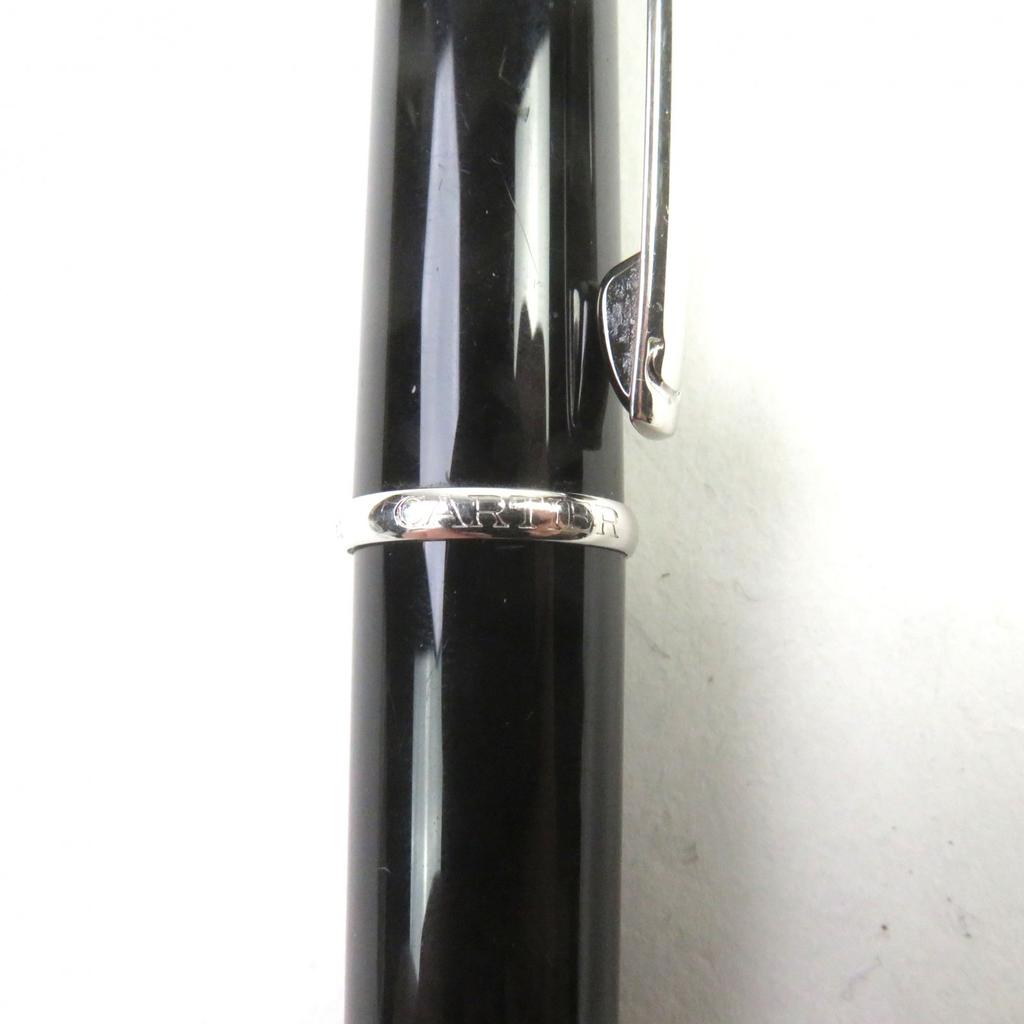 Great Cartier Ballpoint pen Diaboro de Cartier Logo engraved, blue gemstone Used