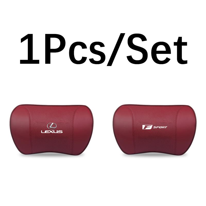 Hochwertiges Leder Auto Kopfstütze Lendenkissen Innenzubehör Für Lexus F SPORT ES UX 300e GS GX IS LS LX LBX NX RX 350h 450h