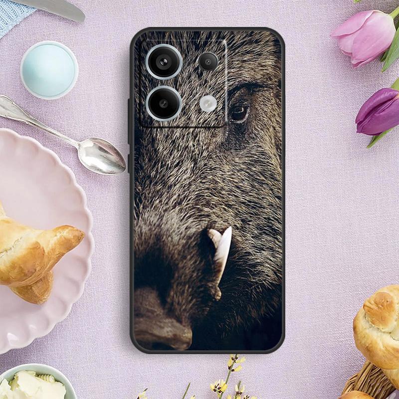 wild boar Case For Xiaomi Redmi Note 12 11 9 10 13 Pro Plus 9S 10S 11S 12S Redmi 12 10 C 9C 13C Cover