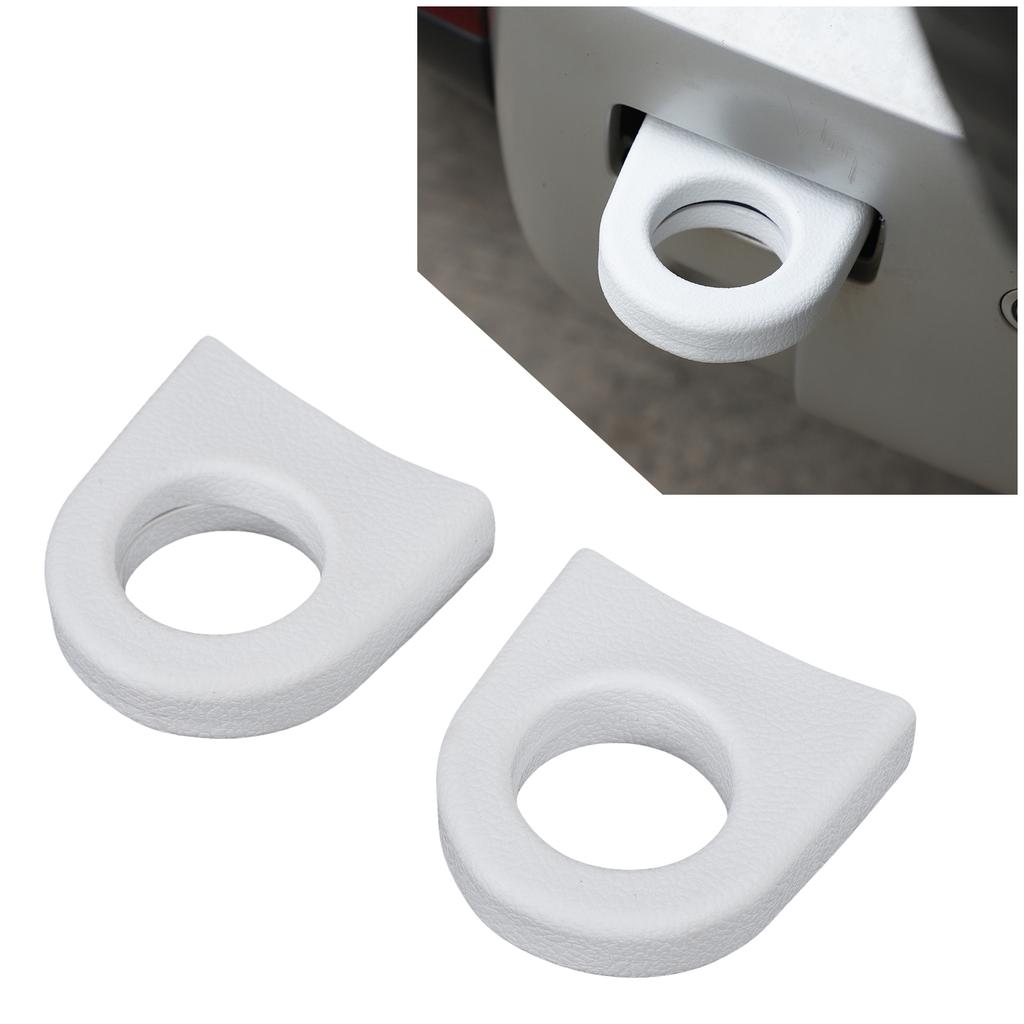 For Land Rover Defender 110 2020-2026 TPE Car Iron Tow Hook Rescue Rear Trailer Hook Protective Decorative Accessories
