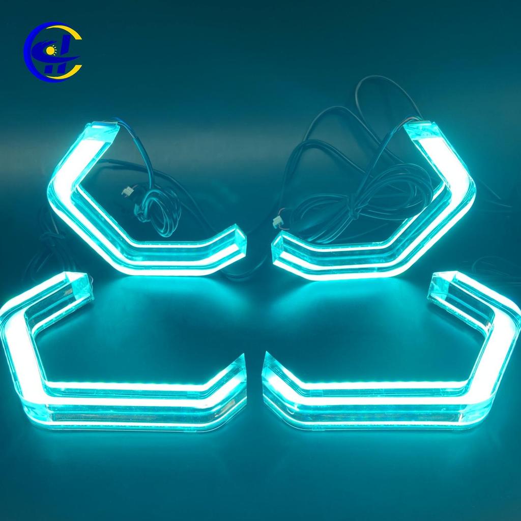 Dual-Color LED Crystal Angel Eyes for E90, E91, F30, M3, M4