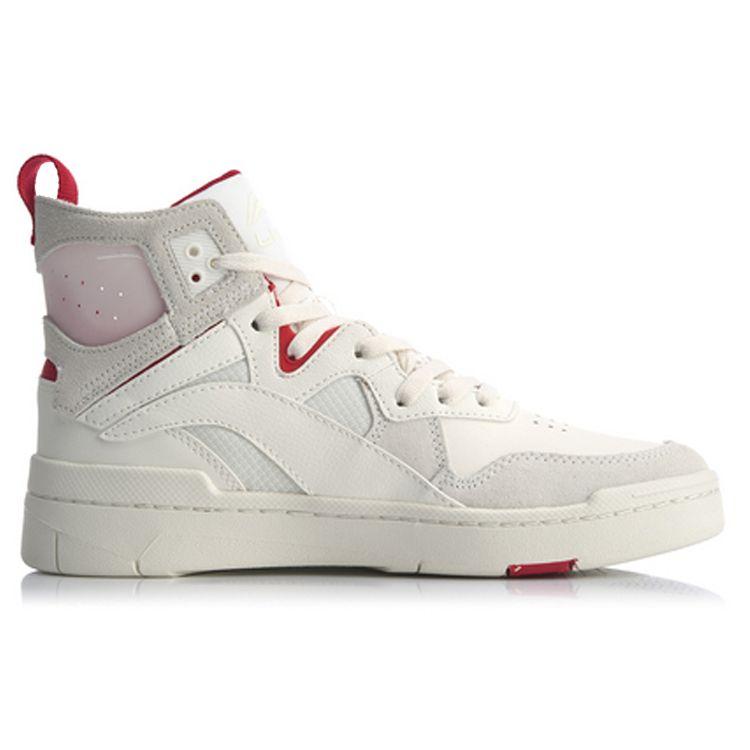 Li Ning Superwave Hi Classic Casual Shoes Men Sneakers Snow-White AGCQ013-1