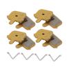 4 Sets Bicycle Disc Brake Pads All Metal Mountain Bike Brake Pads for M355 M446 Bike Accessories