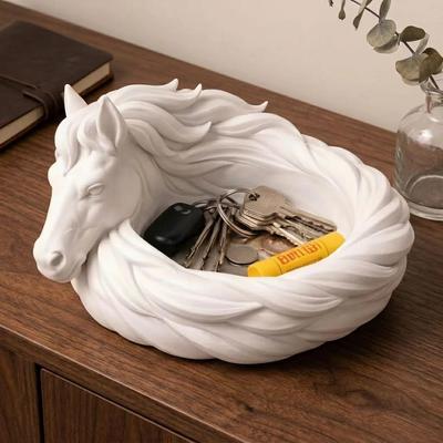 Horse Catchall Bowl for Keys Jewelry & Coins Equestrian Home Decor, Entryway Organizer, Horse Lover Gift for Women & Horse Enthusiasts