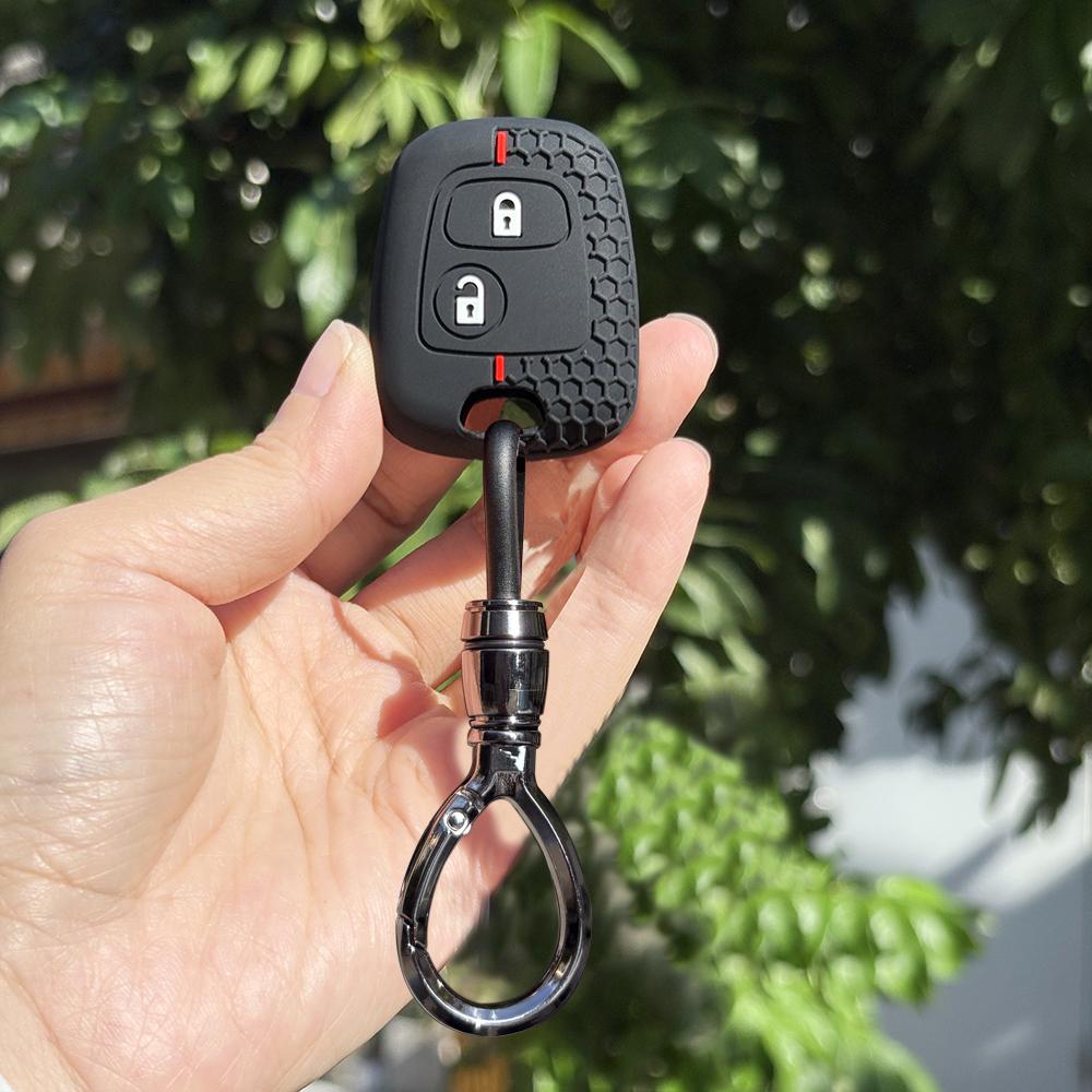 Key Fob Cover Protection For Peugeot 206 107 207 307 2007 406 Partner Keychain Holder For Citroen C3 C1 C2 Berlingo Case Caps