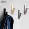 Wall-Mounted Shoe and Coat Rack with Metal Hooks for Entryway