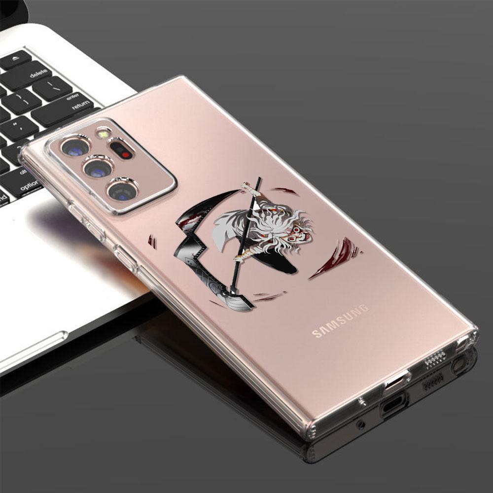 Anime Tokyo Ghoul Clear Case For Samsung Galaxy Note 10 Lite 20 Ultra 9 8 S21 Plus S20 FE S10 S9 S8 Silicone Shell Phone Cover