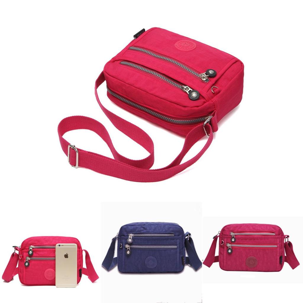 Elegant Women Nylon Handbag Lady Durable Shoulder Tote With Classic Timeless Design