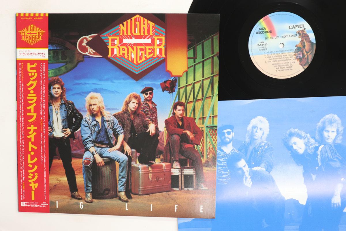 Виниловая пластинка NIGHT RANGER Big Life P13443 MCA 1987 Япония Obi Рок Б/у