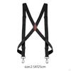 Men Women Suspender Heavy Duty Swivel Hooks Elastic X Type Unisex for Belt Loops Side Clip